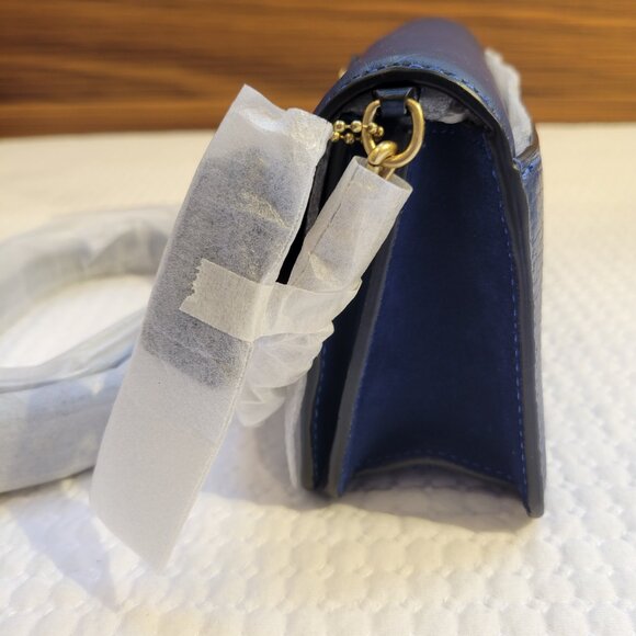 Coach *Deep Blue Beat Crossbody Clutch - Picture 8 of 16